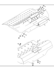 General Assembly Diagram and Parts List for 19B70032 100 Cub Cadet Lawn Tractor